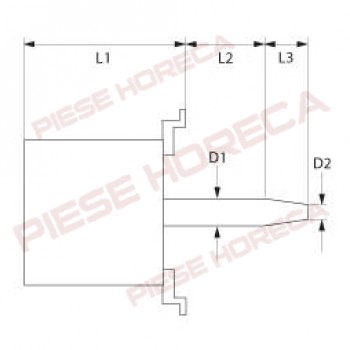 Motor ventilator cuptor LAINOX, MARENO tip 1063/4M230-240V